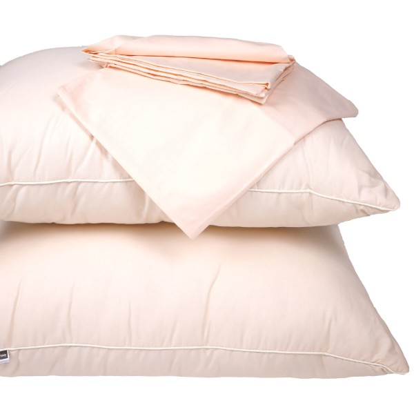 Фото - Ковдра дитяча літо MirSon №2975 110х140 Line Satin Light Pro 10-016 Creamy З евкаліптовим волокном + 2 наволочки 50х70 (2200010981728)